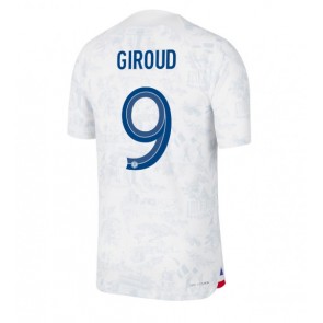 Maillot de foot France Olivier Giroud #9 Extérieur Monde 2022 Manches Courte